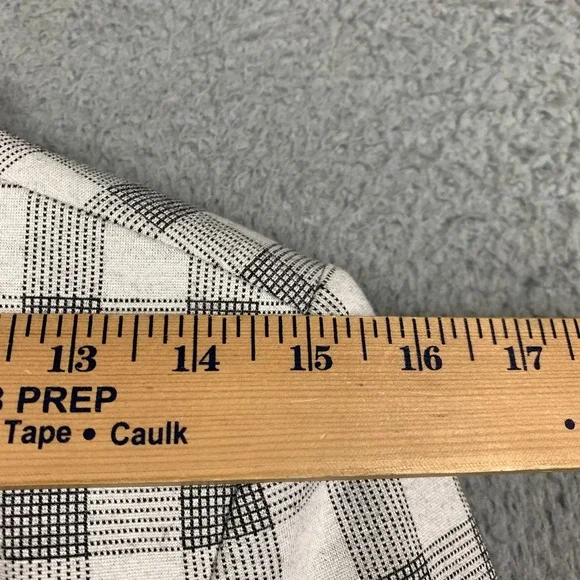 CAbi Valentina Blazer Women's 10 Gray Checkered 5292 Stretch Ponte Jacket Career - Picture 11 of 12